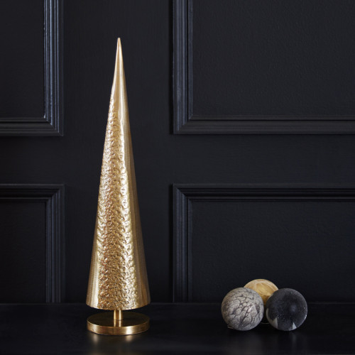 Gold Hammer Ridge Xmas Tree - 56 x 2.5cm