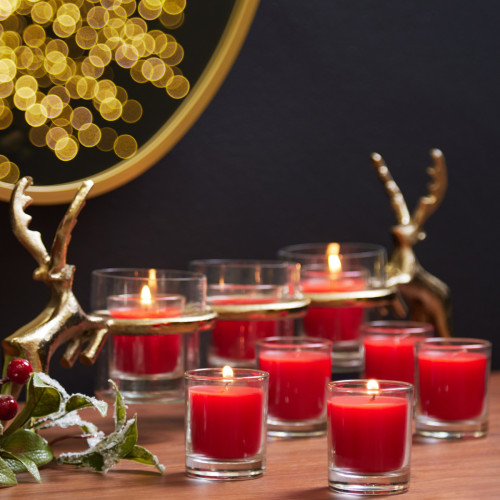 Red Currant Votive Candles - Set of 8