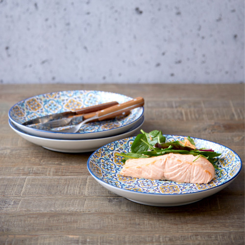 tola alvor 25cm porcelain plate in a set of 3