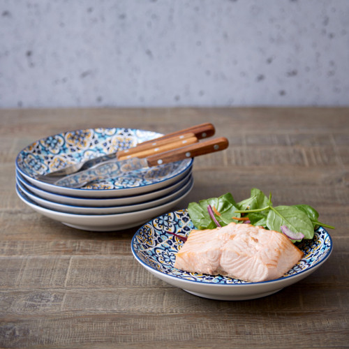 tola alvor 22cm porcelain plate in a set of 5