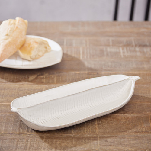 Leaf Divided Server 30X15cm
