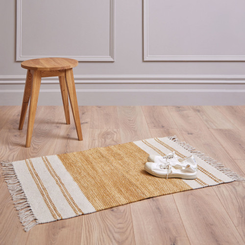 Sunisa Gold Stripe Floor Mat