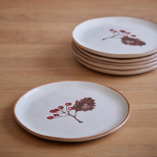 Cherry Plate - Set Of 6