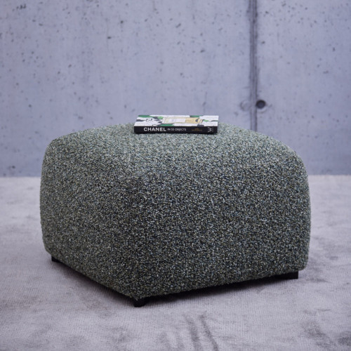 Callum Ottoman - Green Tweed