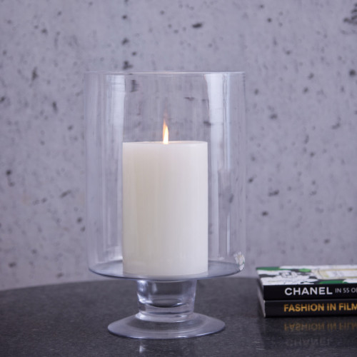 Dina Tall Glass Hurricane 