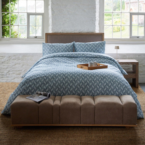 Geometric Print Duvet Cover Set