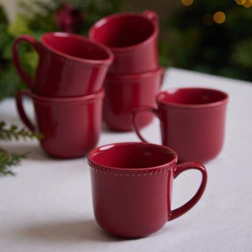 Claret Mug - Set Of 6