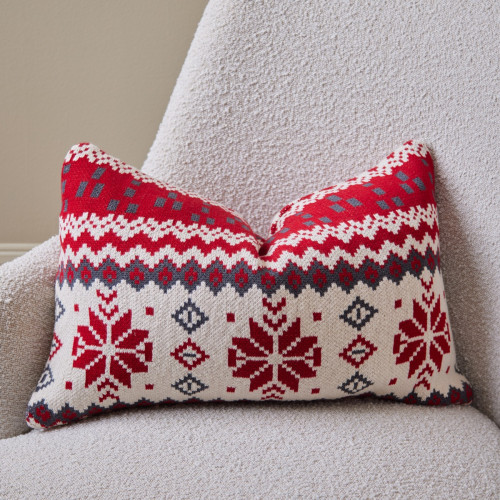 Winter Snowflake Cushion 