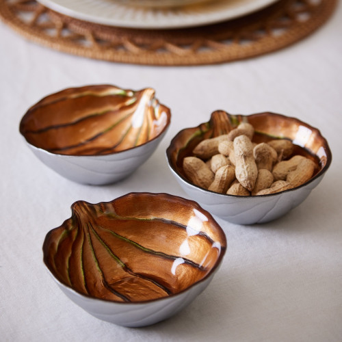 Pumpkin Nibbles Bowl - Set Of 3