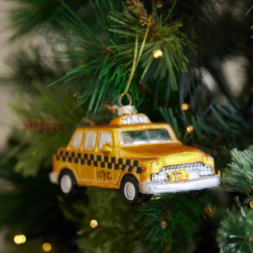 New York Taxi Cab Ornament
