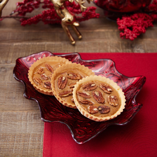 Christmas Tree Red Serving Dish