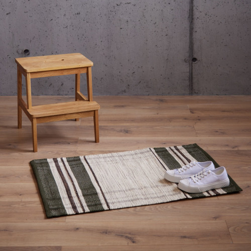 Madras Rug - Pine Green