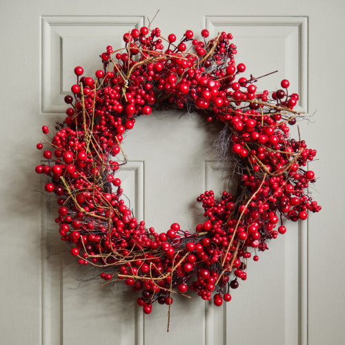 Red Berry Bramble Wreath 