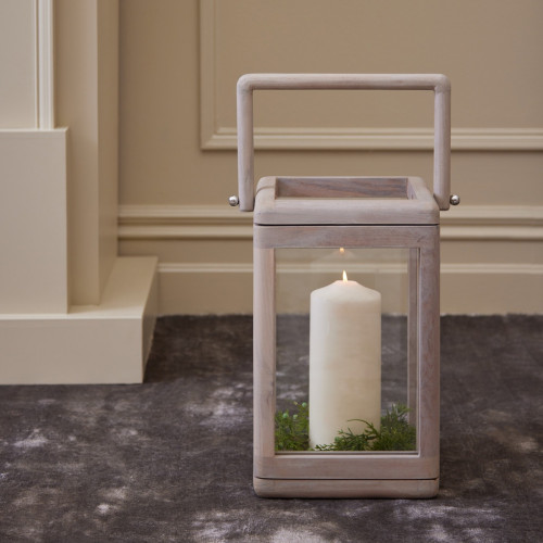 Tular Teak Lantern - Small