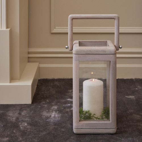 Tular Teak Lantern - Medium