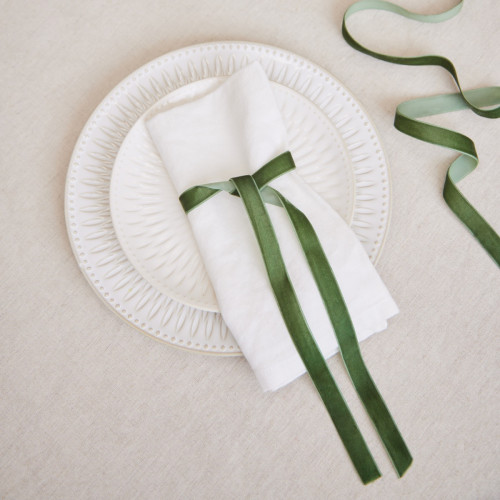 Green Velvet Ribbon 