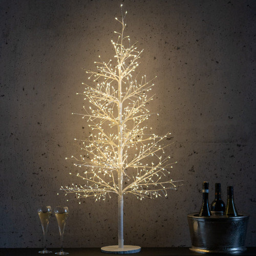 Shimmer White LED Tree - Small