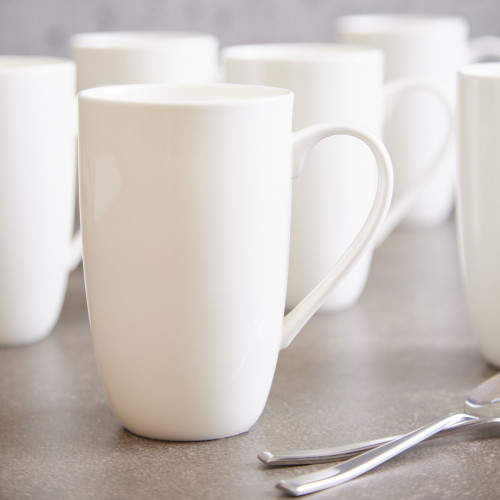 24Oz Fine Bone China Jumbo Mug - Set Of 6