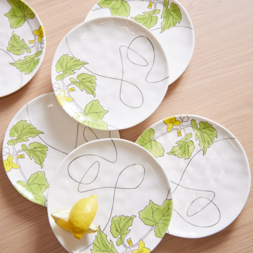 Scribes Plate - Vine Set Of 6