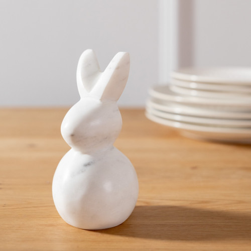 Flossie Marble Bunny Ornament