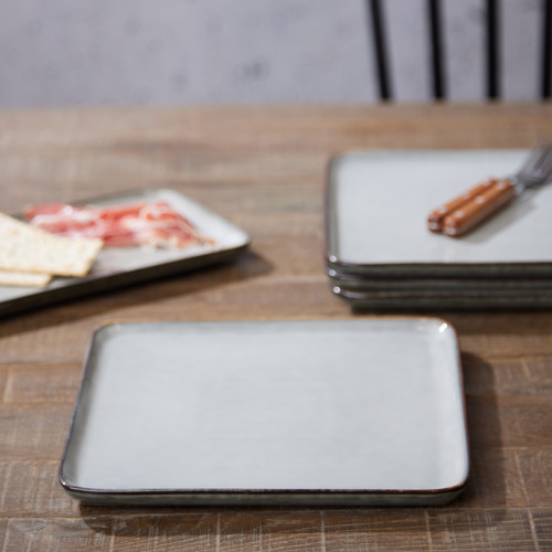 Agata Square Serve Plate - Set Of 4