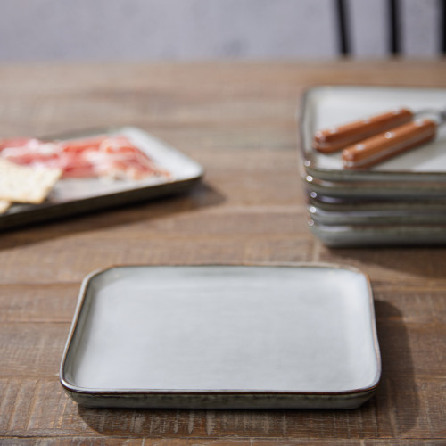 Agata Square Serving Plate-Set Of 6