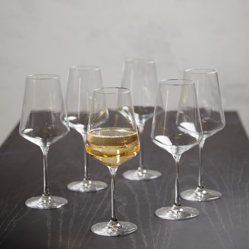 puccini white wine glass set of 6 