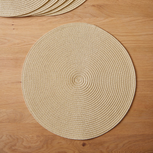 Champagne  Round Placemat - Set of 6