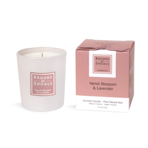 neroli blossom and lavender 190g scented single wick candle 