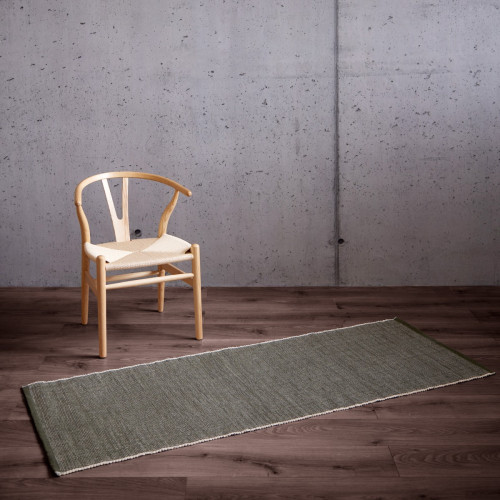 Assan Runner Rug - Pine Green