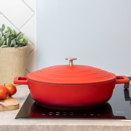 Casserole Dish - Red 28cmD