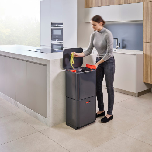 Joseph Joseph Totem Max 60L Bin - Graphite