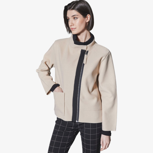 Cropped Asymmetrical Jacket