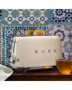 Smeg 2-Slice Toaster – Cream