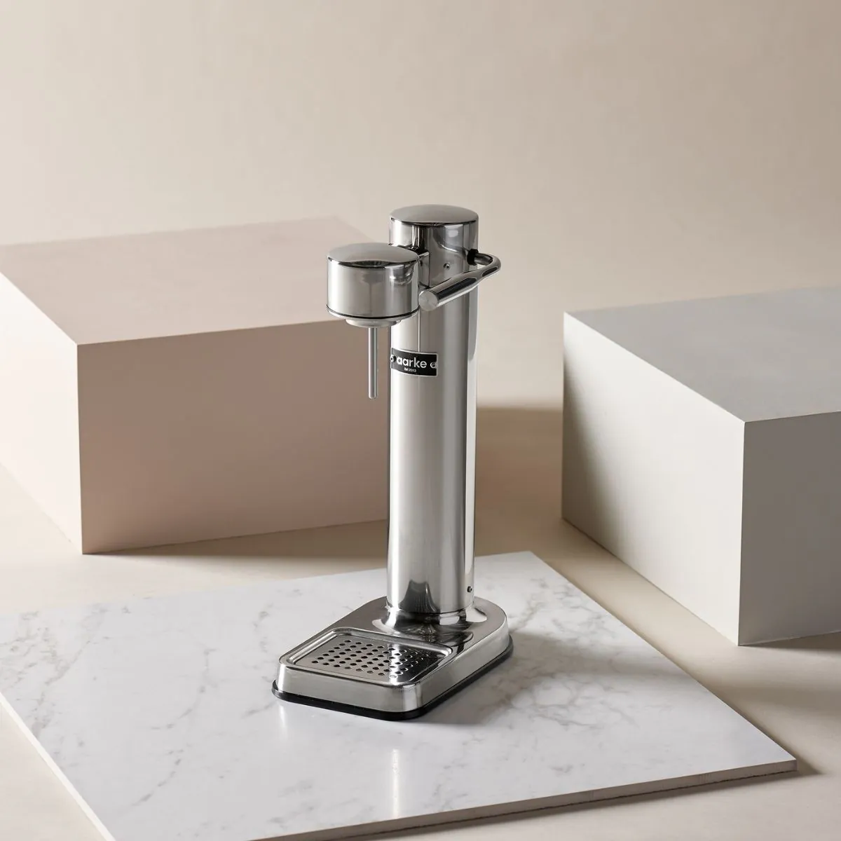Aarke Carbonator 3 Polished Steel | Sparkling Water Maker | M&B
