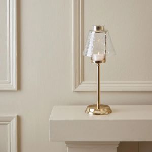 Gloria Tealight Glass Lamp