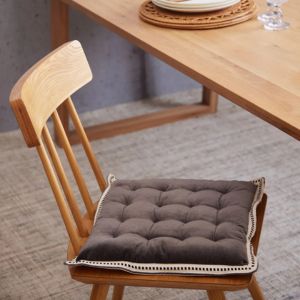 Velvet Charcoal Seat Pad
